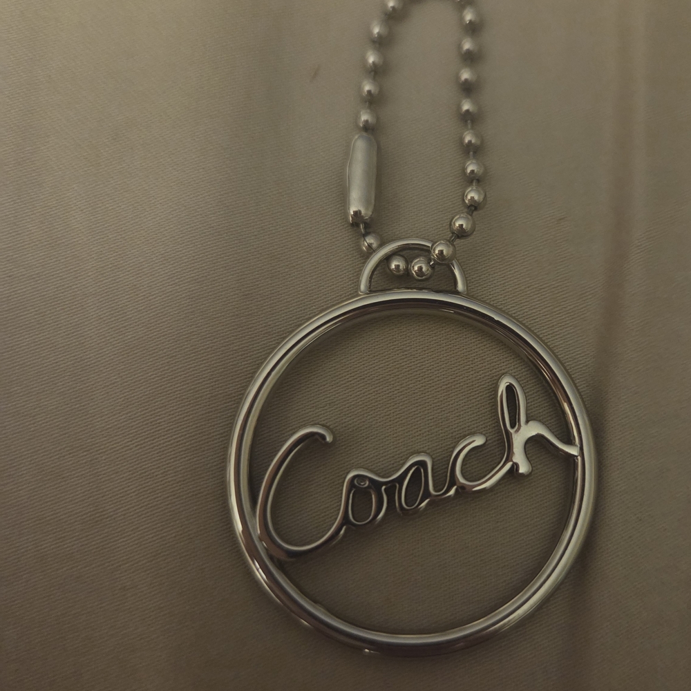 Coach Silver Keychain